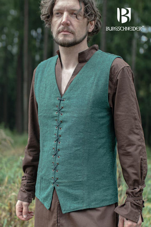 Weskit Maron - Green - męska kamizelka