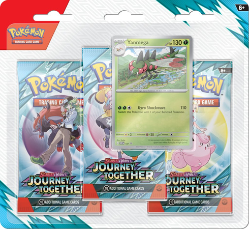 Pokémon TCG: Scarlet & Violet - Journey Together - 3-Pack Blister - Yanmega