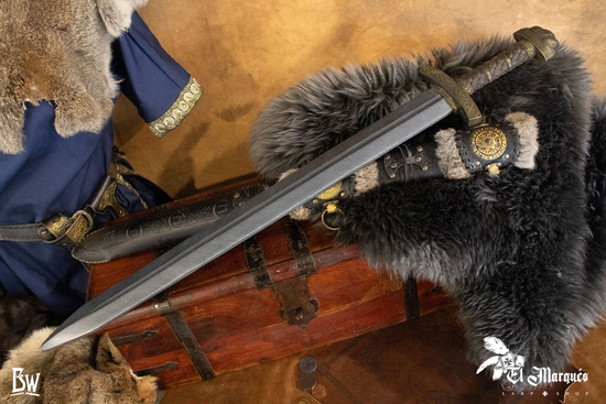 Jarl sword 87cm - Silver