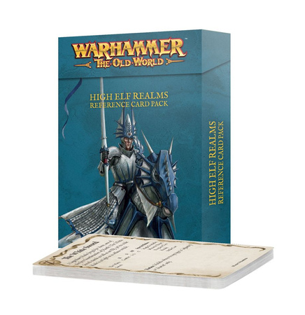 Warhammer: The Old World High Elf Realms Reference Card Pack