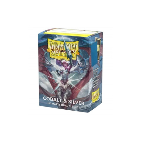 Dragon Shield: Matte – Dual Cobalt&Silver