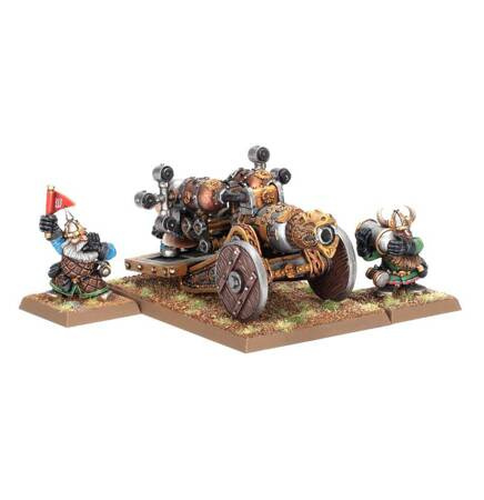Warhammer: The Old World Dwarfen Mountain Holds Flame Cannon