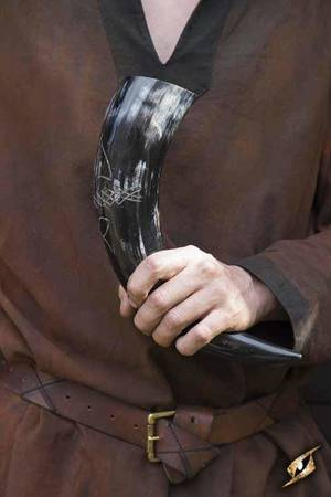 Druid drinking horn 0,5 L - Dark
