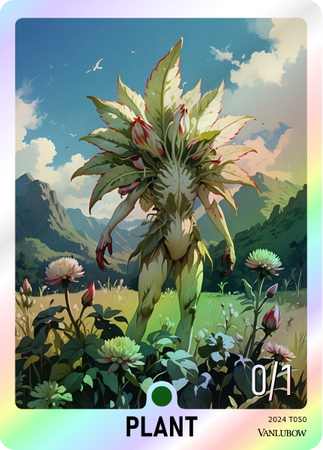 Plant Token (Green 0/1)