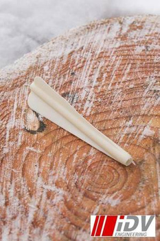 Fletching - White/Night Glow - lotki do strzał  larpowych IDV