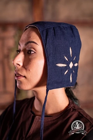 Landsknecht Coif Imperialis - Blue/Natural