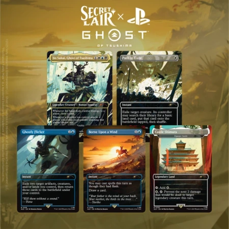 Magic the Gathering Secret Lair x PlayStation: Ghost of Tsushima english