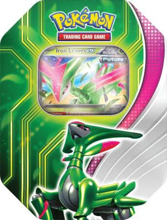 Paradox Clash Tin Iron Leaves ex Pokemon TCG