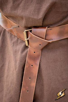 X Belt - Faux Leather Brown - 160 cm