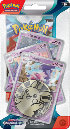 Paradox Rift Premium Checklane Blister TInkaton Pokémon TCG