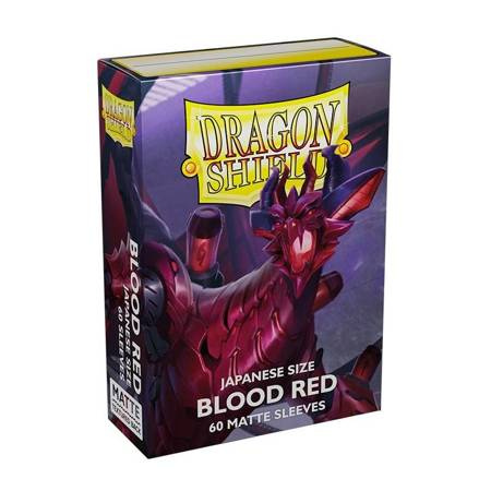 Dragon Shield Koszulki Japanese MATTE Blood Red