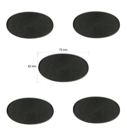 Citadel 75x42mm Oval Bases [5 szt]