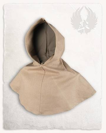 Wolfram Hood Canvas Sand - kaptur średniowieczny