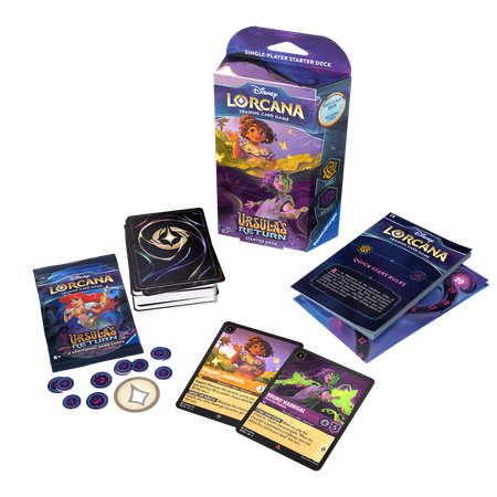 Disney Lorcana: Ursula's Return Starter Deck Amber and Amethyst