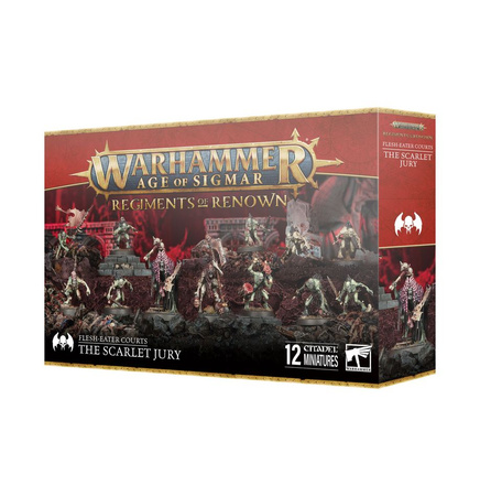 Age of Sigmar: Regiment of Renown Flesh-eater Courts The Scarlet Jury [12 modeli]