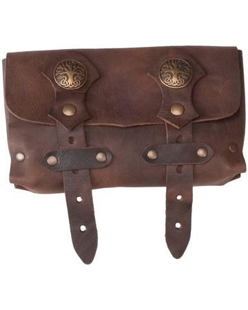 Herreria belt bag - Brown - skórzana kaletka