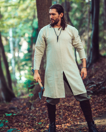 Sigeric Tunic Linen - Cream - lniana tunika