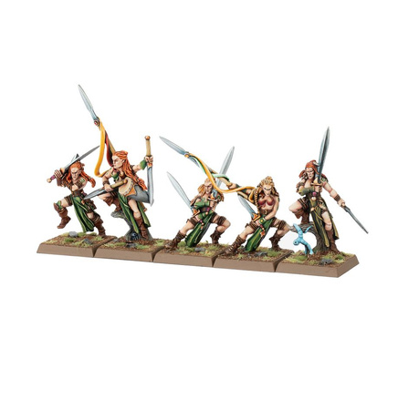 Warhammer: The Old World Wood Elf Realms Wardancer Troupe Command