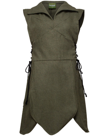 Galatea Tunic Wool - Oliv - tunika wełniana