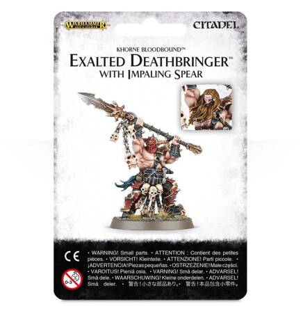 Age of Sigmar: Blades of Khorne Exalted Deathbringer with Impaling Spear