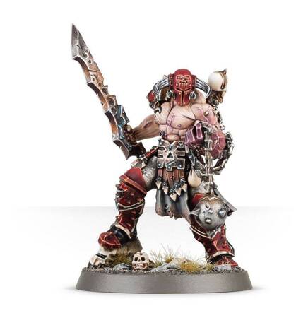 Age of Sigmar: Blades of Khorne Slaughterpriest with Hackblade and Wrath-hammer