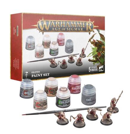 Age of Sigmar: Zestaw Farb Skaven Paint Set