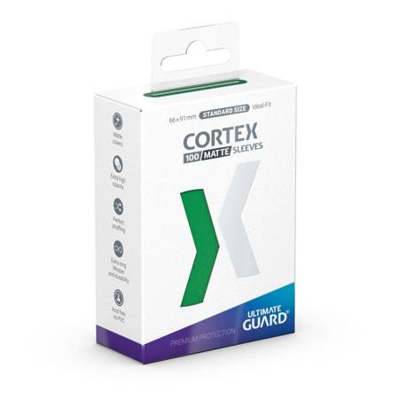 CORTEX Matte Sleeves Standard Size Green (100)