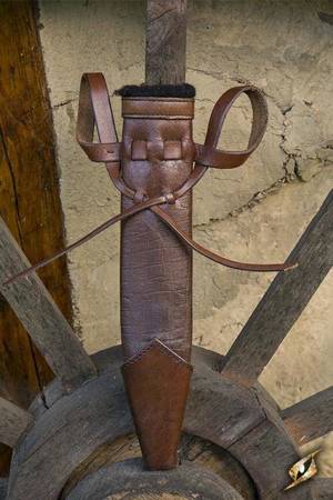 Full Scabbard Dagger - Brown