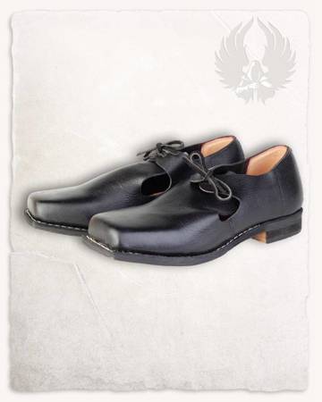 Gerard Shoe - Black - skórzane buty