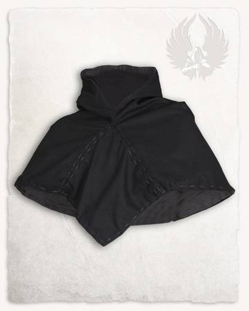 Halaif Hood Canvas Black/Grey 2nd Edition - średniowieczny kaptur