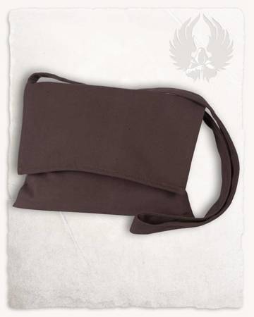 Jonas Shoulder Bag Brown - płócienna torba na ramię