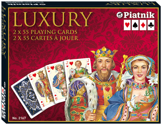 Klasyczne karty do gry - Lux Luxury  ( zestaw 2 talii )