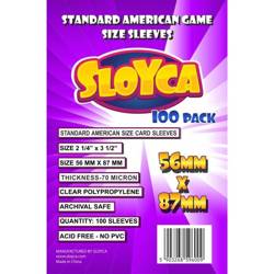 Koszulki na karty SLOYCA Standard American 56x87mm (100 szt.)