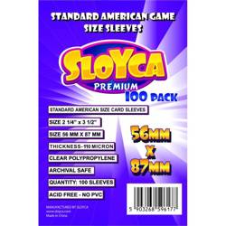 Koszulki na karty SLOYCA Standard American Premium 56x87mm (100 szt.)