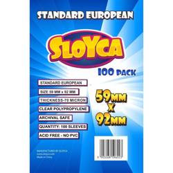 Koszulki na karty SLOYCA Standard European 59x92mm (100 szt.)