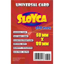 Koszulki na karty SLOYCA Universal Card 58x88mm (100 szt.)