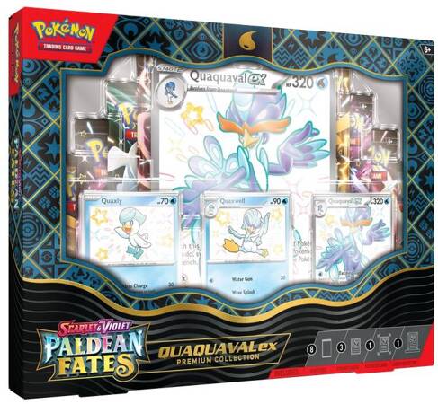 Paldean Fates Premium Collection Quaquaval Pokemon TCG