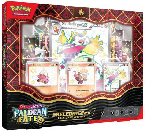 Paldean Fates Premium Collection Skeledirge Pokemon TCG