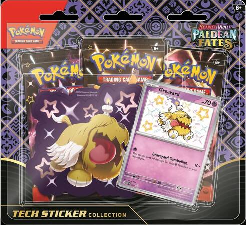 Paldean Fates Tech Sticker Greavard  Pokémon TCG