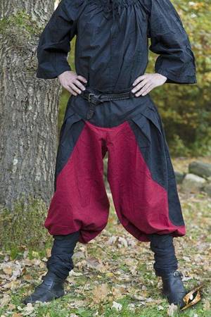 Pants Ignis - Epic Black/Dark Red