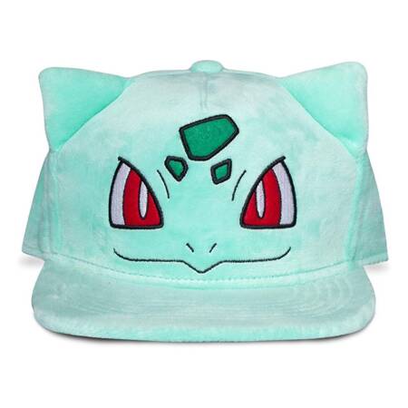 Pokémon Czapka Bulbasaur Plush Snapback Cap 