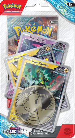 Pokémon TCG: Scarlet & Violet - Stellar Crown - Premium Checklane Blister Iron Thorns