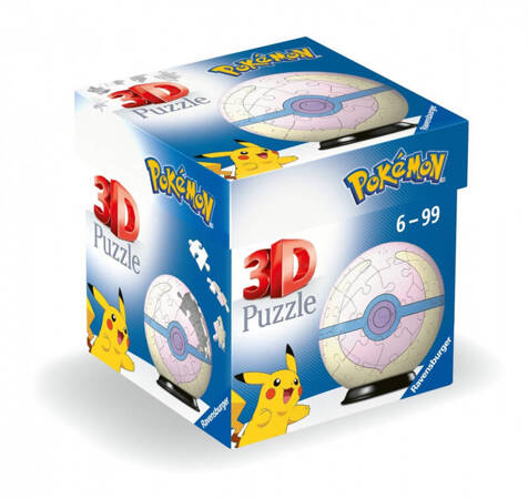 Puzzle 3D Kula Pokemon Heal Ball 54 Elementy