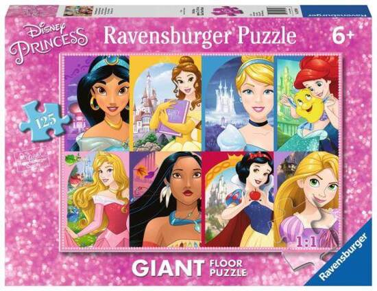 Puzzle Disney Princess Giant 125 Elementów