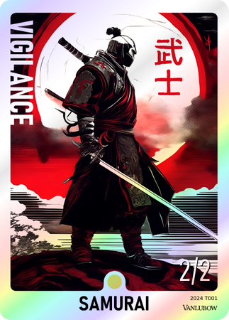 Samurai Token (White 2/2 Vigilance)