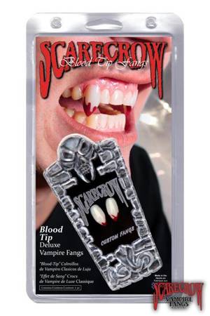 ScareCrow Vampire Fangs - Classic - Blood Tips