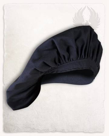 Stefan Beret Black - beret średniowieczny