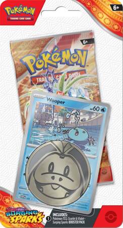 Surging Sparks -  Checklane Blister Pokémon TCG Wooper