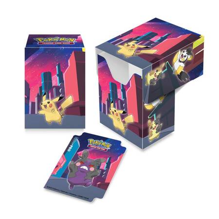 Ultra Pro: Pokémon - Full View Deck Box - Gallery Series - Shimmering Skyline Pikachu 