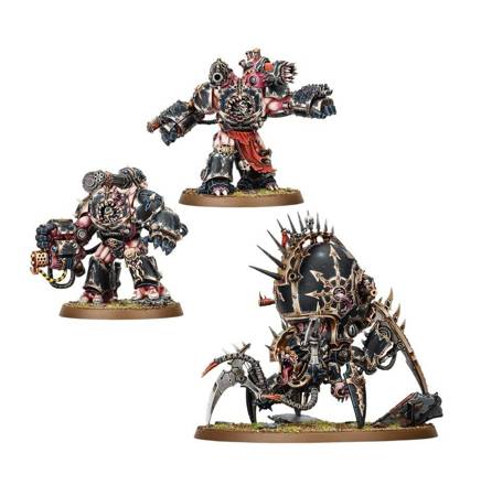 Warhammer 40000: Chaos Space Marines Warpforged Venomcrawler and Obliterators